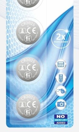 CR2025 battery photo 4