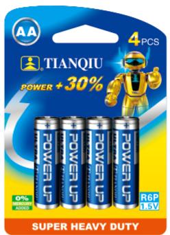 AA battery blister pack R6P 4-BP