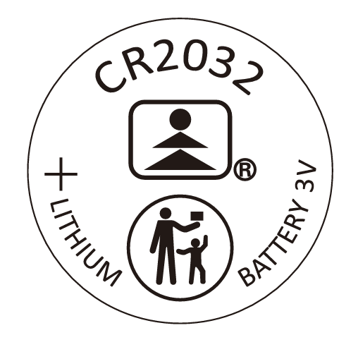 CR2032 lithium coin cell battery